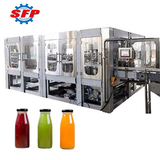 Glass Bottle Juice Filling Machine